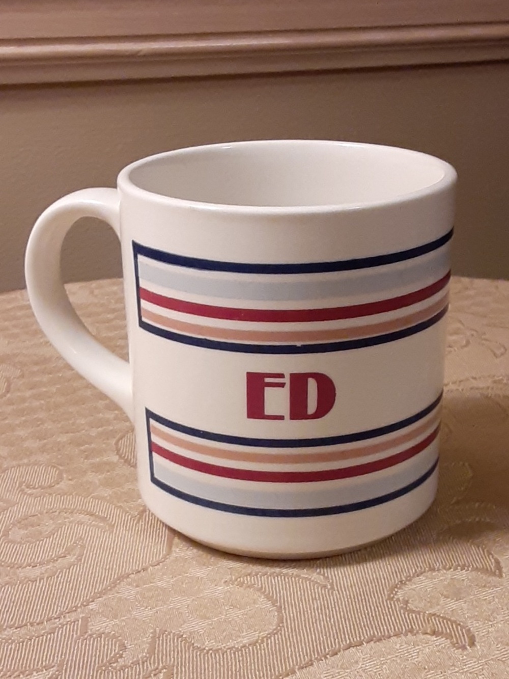 Mt. Clemons Pottery Vintage Personalized ED Mug